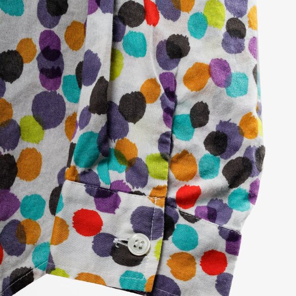 Issey Miyake Polka Dot Button Down Shirt - Picture 6 of 12